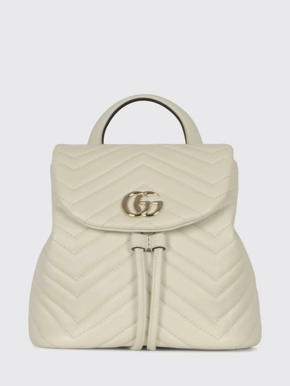 Gucci Backpack Rucksack Leather White